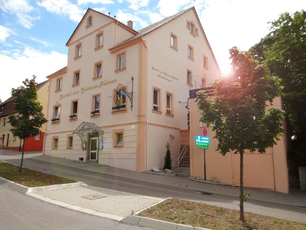 Hotel-Restaurant Zum Goldenen Hahnen ماركروننغن المظهر الخارجي الصورة
